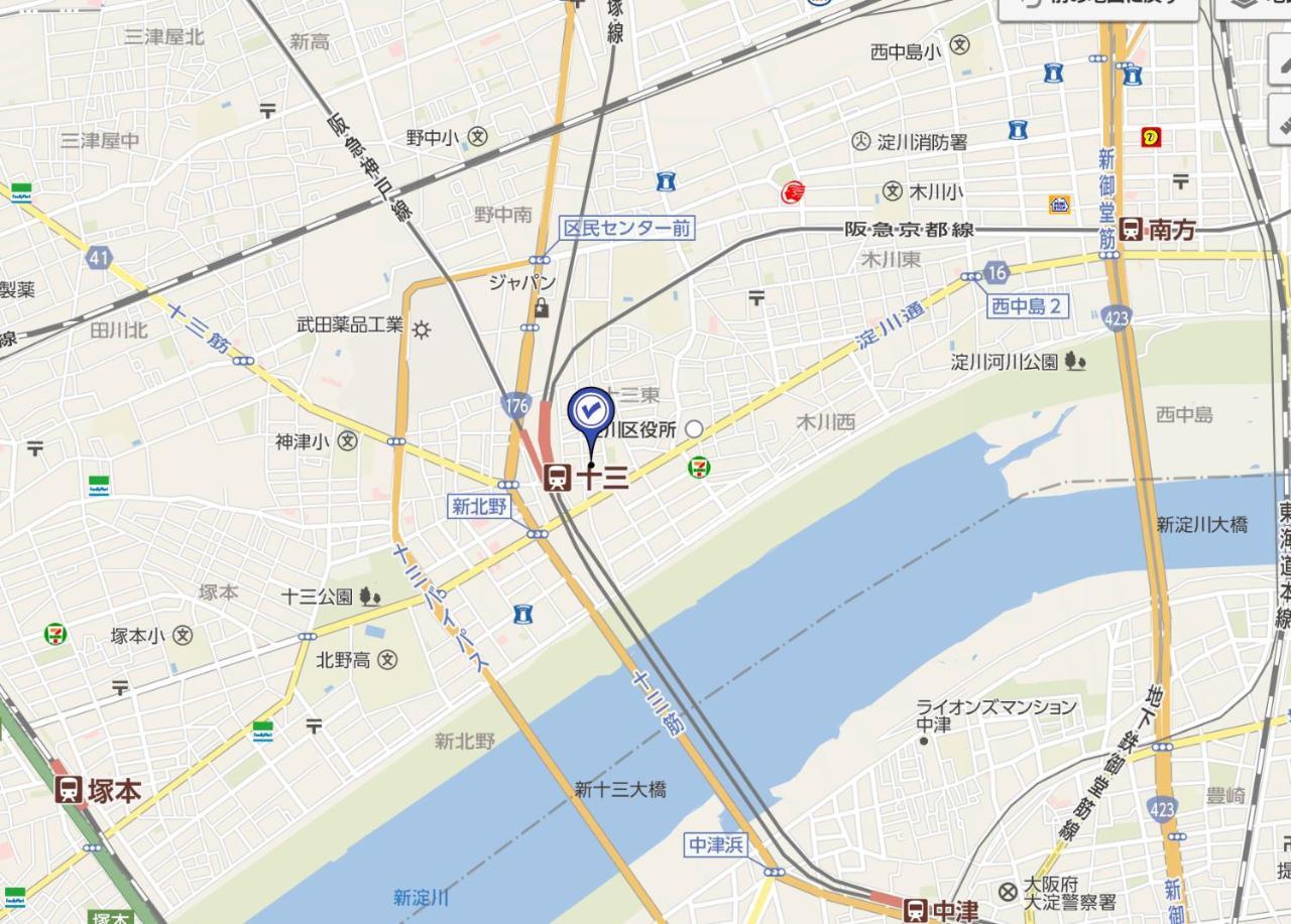 Juso Afp Apartment Hotel Osaka Exteriör bild